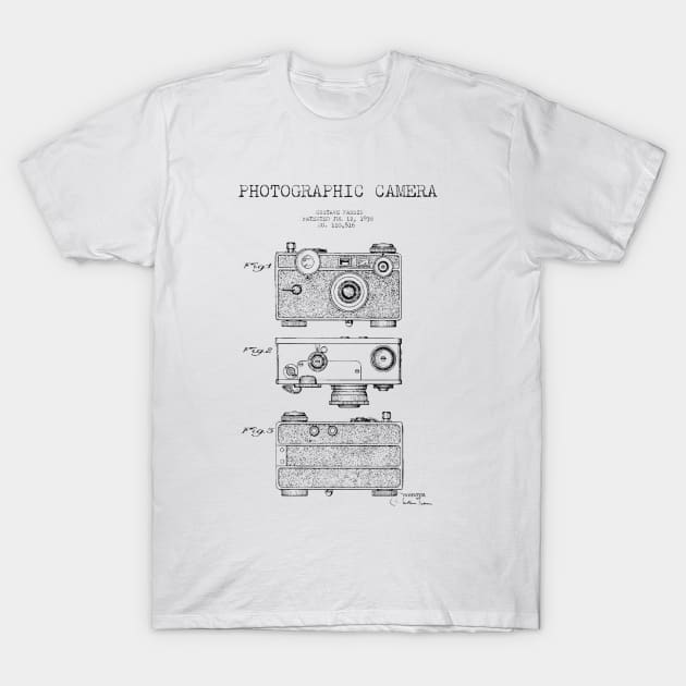 Camera Patent T-Shirt by Woah_Jonny